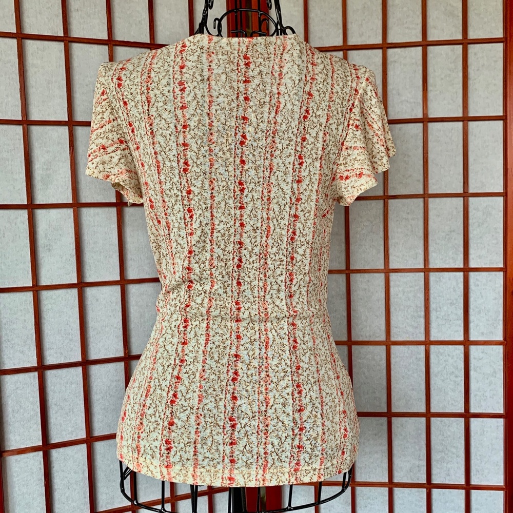 Eyeshadow Stretch Floral Sheer Top - Picture 5 of 7